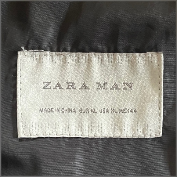 Zara Man Men’s Zip Up Jacket Size XL - Picture 3 of 8